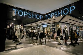 Topshop has installed a waterslide in one of its stores