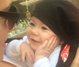This baby captivated by mum’s singing is adorable