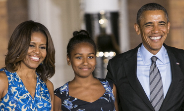 Sasha Obama looked stunning celebrating her Sweet 16 with the fam