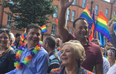 Taoiseach Leo Varadkar joins the party during Dublin Pride celebrations