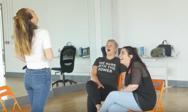 Here’s a sneak peak at our celebrity comedy boot camp