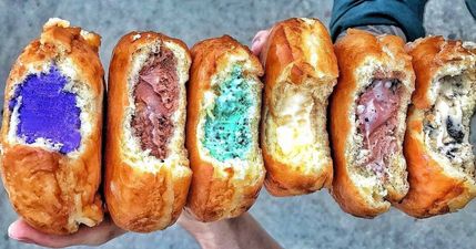 Ice cream-filled doughnuts exist and we want one NOW