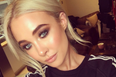 Nicola Hughes has ditched her trademark blonde hair
