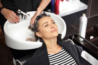 Brunette gals will go wild for this rose gold hair trend