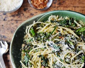 This pasta straining trick has completely blown our minds