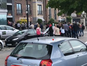 Rental crisis? This is the lunchtime queue just to view a Dublin apartment