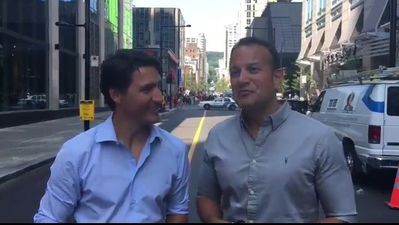 Leo Varadkar is living his best life with Justin Trudeau at Montreal Pride