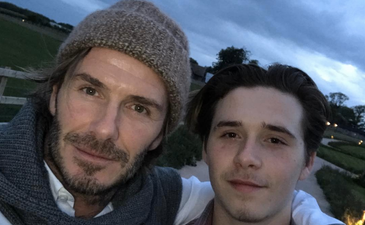 David Beckham is every proud dad dropping his teen off at college