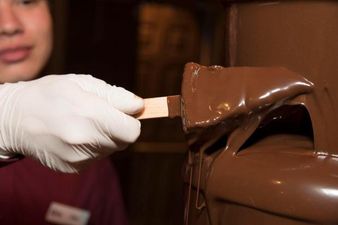 We can’t stop watching this video of cheesecake on a stick