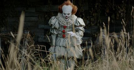This terrifying clown has been spotted at a screening of IT