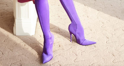 These trousers have built-in stilettos and we now have seen it all