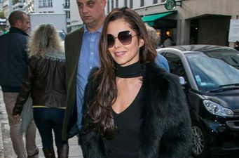 Cheryl’s in Paris… and she has a heart-shaped gold ring on her wedding finger