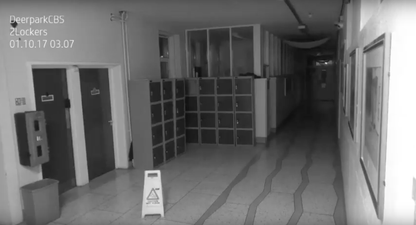 This creepy ghost-like footage from a Cork school has got everyone talking