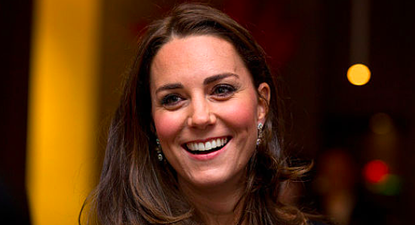 Kate Middleton pictured for first time since baby announcement