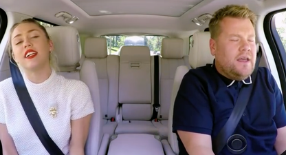 Miley Cyrus’s Carpool Karaoke is here and it’s wonderful