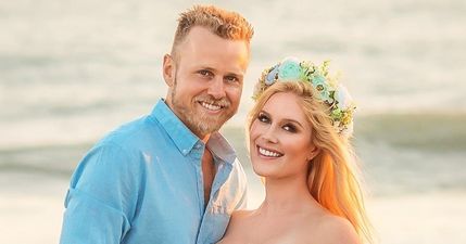 Heidi and Spencer make their debut appearance alongside son Gunner Stone