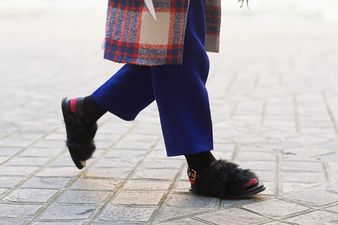 Who would have guessed? Socks and sandals are now all the rage