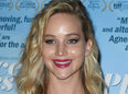 Jennifer Lawrence wore an actual wedding dress on the red carpet
