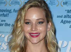 Jennifer Lawrence wore an actual wedding dress on the red carpet