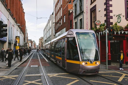 Two people stabbed at Luas stop this morning