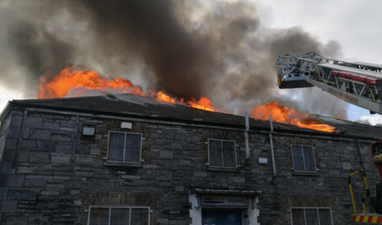 Huge northside Dublin fire closes roads and puts traffic at standstill