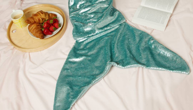 Penneys is selling sequin mermaid blankets and we need one in our lives