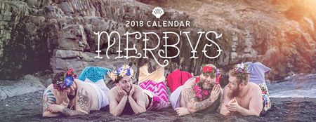 These bearded mermen posed for a dudeoir calendar and it’s glorious