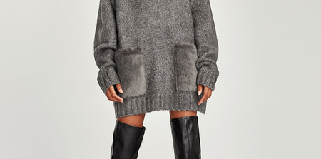 This is the €50 Zara knit dress you’re going to live in all winter