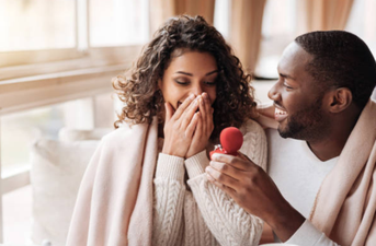 This phone cover is an engagement ring box that records proposal reactions