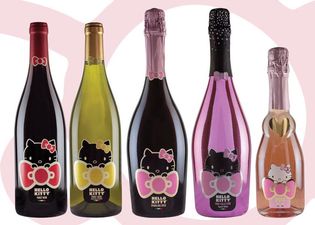 The perfect pressie: Hello Kitty pink prosecco is now a thing