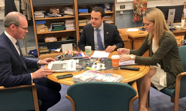 Everyone spotted the same thing in this photo of Leo Varadkar