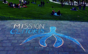 Here’s why one woman is drawing clitoris street art everywhere