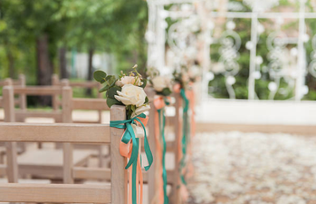 These twin sisters married these twin brothers at a joint wedding ceremony