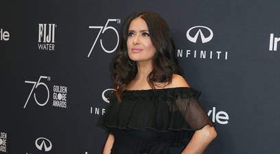Salma Hayek says two Hollywood men prevented her being raped