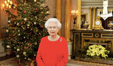 Buckingham Palace has gone totally EXTRA with the decorations this year