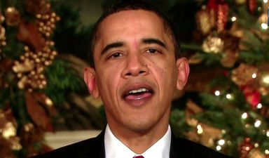 Obama just took on the job of SANTA and be still our beating hearts