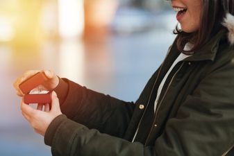 This engagement ring trend has become VERY popular in recent years