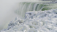 Niagra Falls has turned into an icy winter wonderland during cold snap