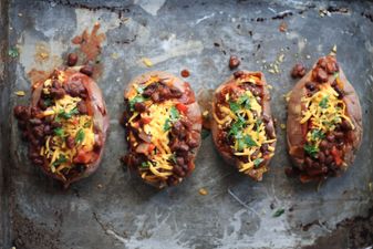 Feeling peckish? These stuffed sweet potatoes are exactly what you need