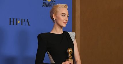 Saoirse Ronan wins Best Actress award at the Golden Globes