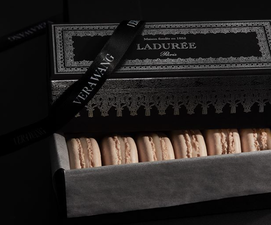 Vera Wang has collaborated with Ladurée to create an incredible wedding cake
