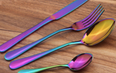 Holographic rainbow cutlery is here and we are obsessed