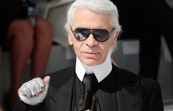 Karl Lagerfeld grew a beard and it’s quite… startling