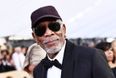 So that’s why Morgan Freeman was wearing one glove at the SAG Awards
