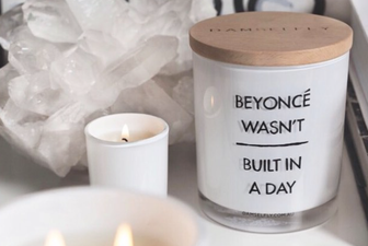These candles say exactly what we’re feeling so we don’t have to