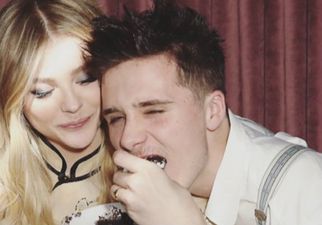 Brooklyn Beckham was the image of Johnny Depp at Chloe’s 21st party