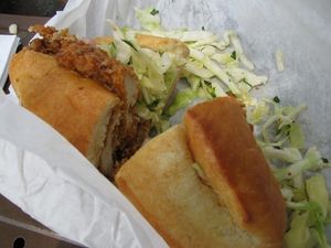 A bar in Dublin is selling the biggest chicken fillet roll to cure any hangover