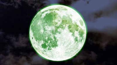 Why do people think the moon’s going to turn green this April?