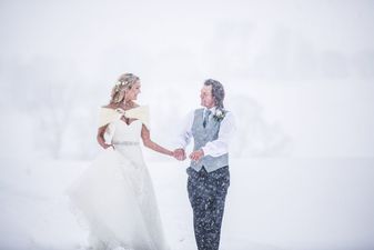 This couple got married in the snow during Storm Emma and it was beautiful