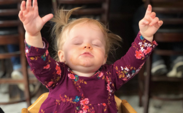 Little girl tries pizza for the very first time and she is all of us